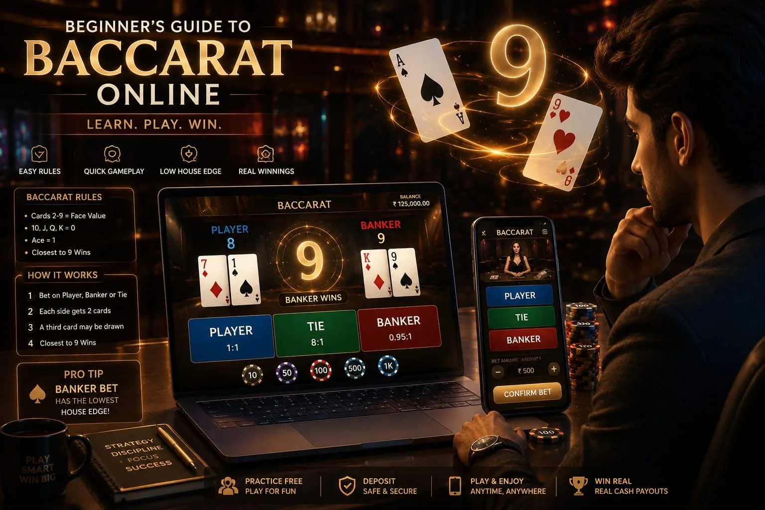 Baccarat Game Guide 2026: How to Play Baccarat Online Like a Pro